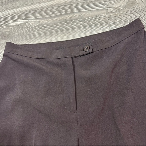 Kim Rogers Trouser Pants Brown Size 14 Stretch Work Slacks Wide Leg Career - Picture 2 of 6